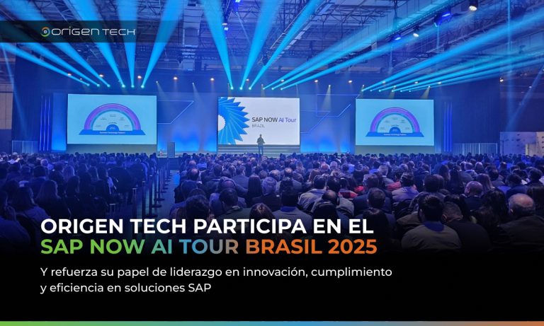 Origen Tech participa en el SAP NOW AI Tour Brasil y refuerza su papel de liderazgo en innovación, cumplimiento y eficiencia en soluciones SAP