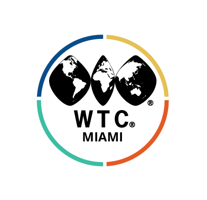 World Trade Centers Association — Miami — circle emblem